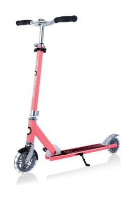 Самокат GLOBBER серії FLOW ELEMENT LIGHTS, рожевий, колеса з підсвіткою, до 100кг, 5+, 2 колеса