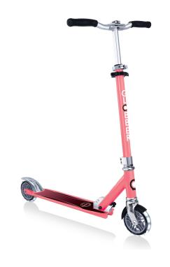 Самокат GLOBBER серії FLOW ELEMENT LIGHTS, рожевий, колеса з підсвіткою, до 100кг, 5+, 2 колеса