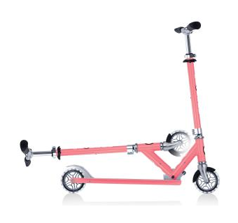 Самокат GLOBBER серії FLOW ELEMENT LIGHTS, рожевий, колеса з підсвіткою, до 100кг, 5+, 2 колеса, укр, укр