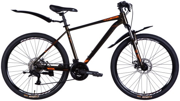 Велосипед AL 26" Discovery BASTION DD CS рама-18" коричневый 2025
