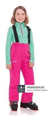 Брюки лыжные утепленные для девушек Schoeffel SKI PANTS BIARRITZ2 152 Pink yarrow 3030 (10-30196) V