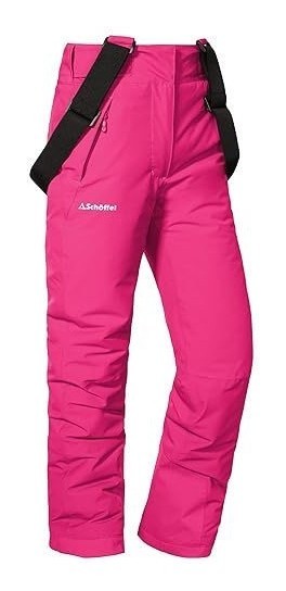 Брюки лыжные утепленные для девушек Schoeffel SKI PANTS BIARRITZ2 152 Pink yarrow 3030 (10-30196) V