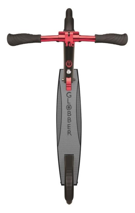 Самокат GLOBBER серії NL500-205 чорно-червоний, до 100кг, 8+, укр, укр