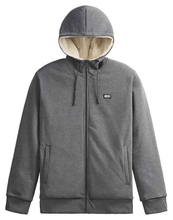Толстовка Picture Organic Yinni Plush Zip Hoody grey melange, укр, укр