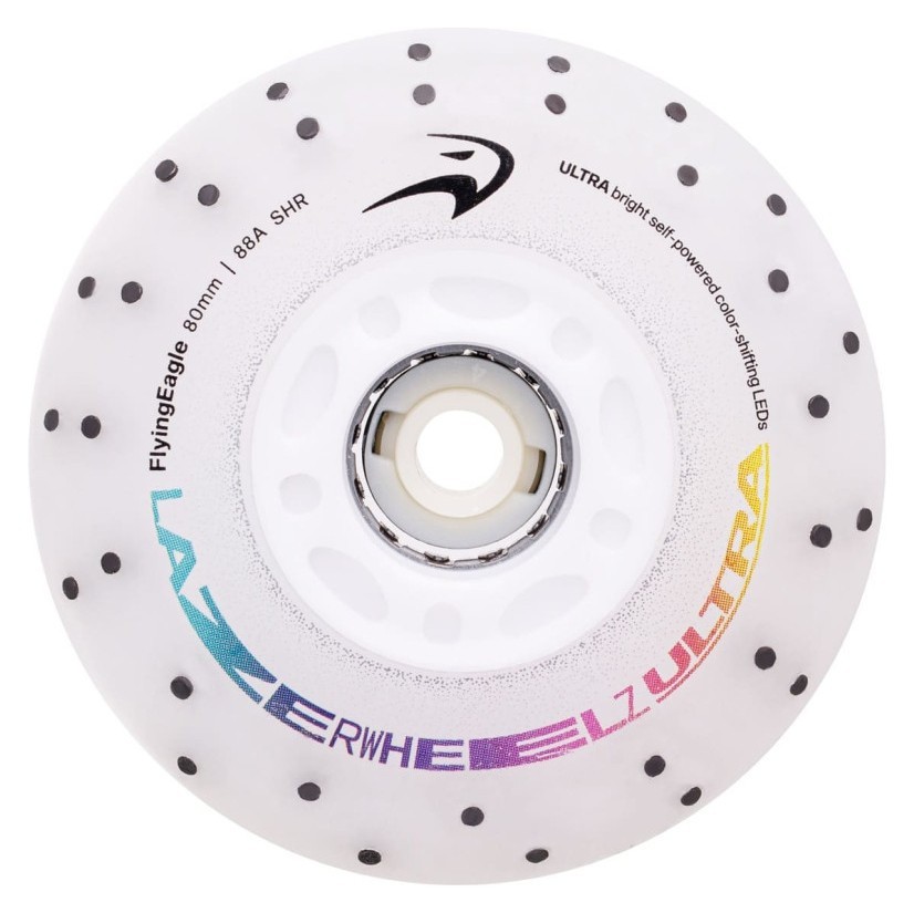 Сяючі колеса для роликів Flying Eagle Lazerwheelz Ultra Color-Shifting+Sparks 88A 4 шт, укр, укр