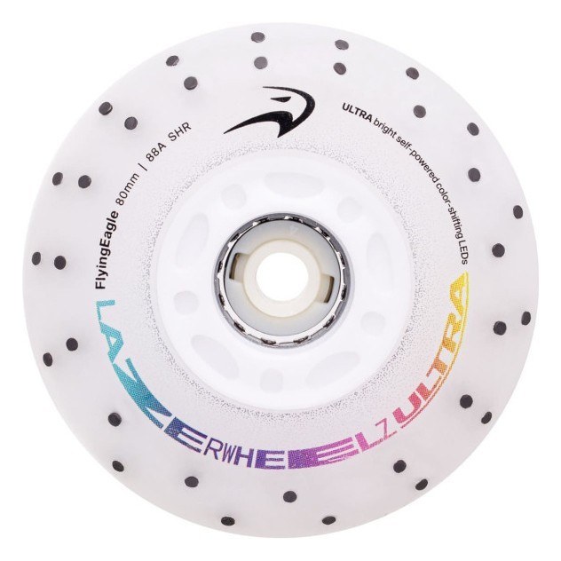 Сяючі колеса для роликів Flying Eagle Lazerwheelz Ultra Color-Shifting+Sparks 88A 4 шт