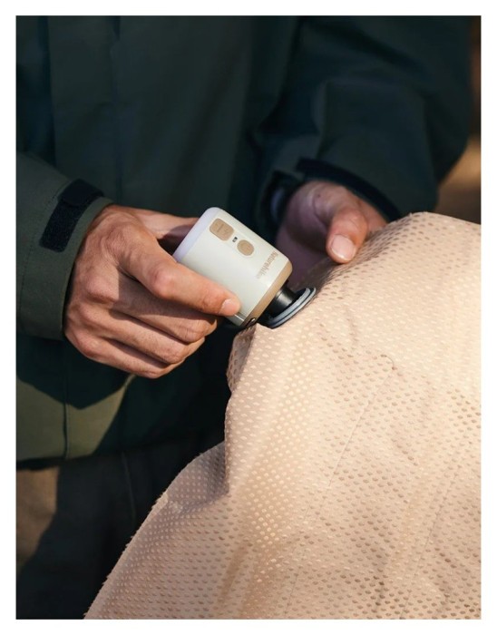 Міні насос - нічник - вентилятор Naturehike CNK2300DQ022, бежевий, укр, укр