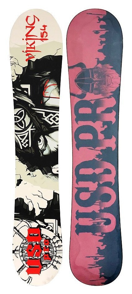 Сноуборд USD Pro VIKING 160 Black/Red/Cream (USB19M3P)