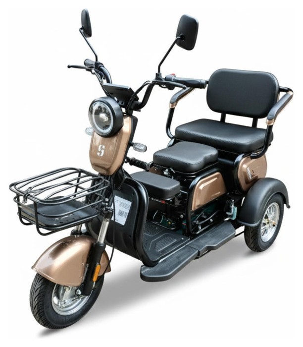 Електроскутер триколісний SPACE SHUTTLE 72B 1000Вт 20А*г барабан/барабан свинцево-кислотний коричневий 2026, укр, укр