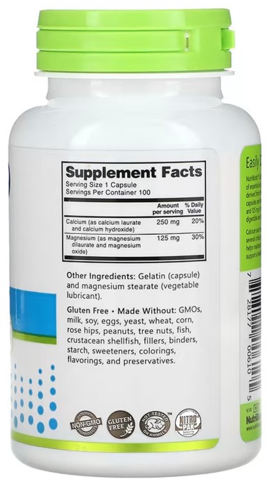 Calcium Magnesium - 100 caps