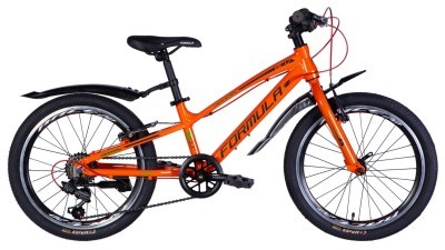 Велосипед AL 20" Formula ACID Vbr FR рама-11" оранжево-черный 2026