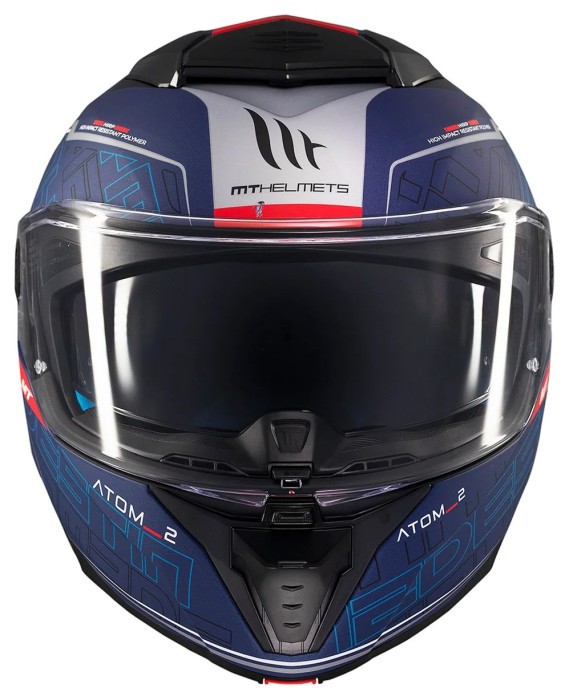Мотошолом MT ATOM 2 SV DESTINY C7 Matt Blue S