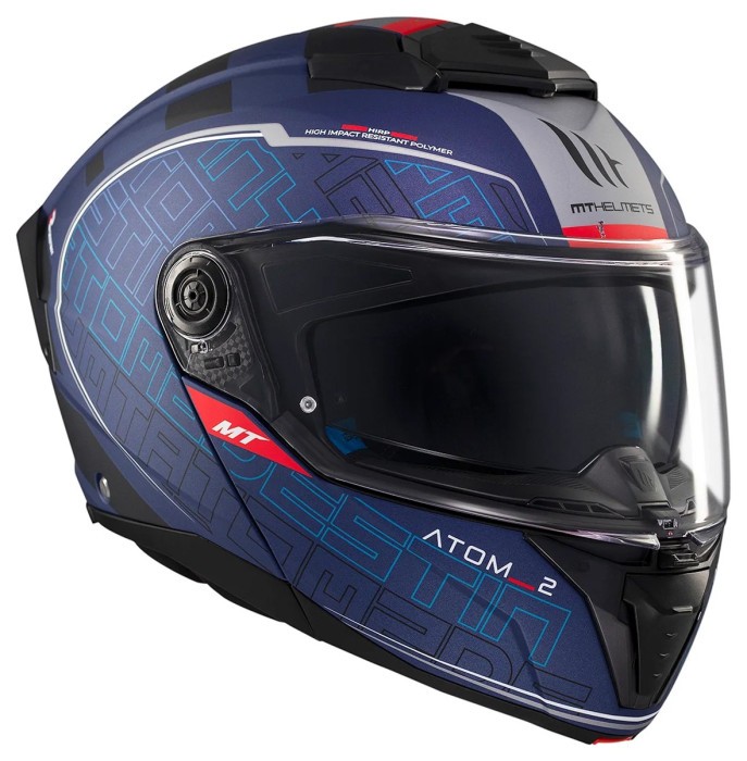 Мотошолом MT ATOM 2 SV DESTINY C7 Matt Blue S