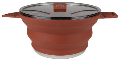 Каструля Tribe Collapsible Pot 2,5 л силіконова T-FF-0025, brown