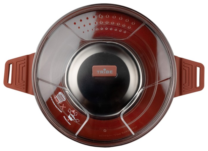 Каструля Tribe Collapsible Pot 2,5 л силіконова T-FF-0025, brown