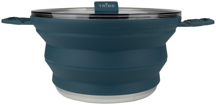 Каструля Tribe Collapsible Pot 2,5 л силіконова T-FF-0025, brown, укр, укр