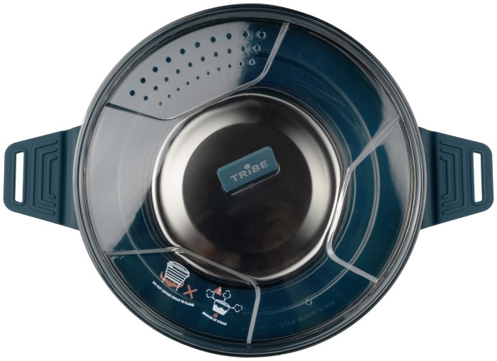 Каструля Tribe Collapsible Pot 2,5 л силіконова T-FF-0025, brown, укр, укр