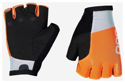 Велоперчатки POC Essential Road Mesh Short Glove, Granite Grey / Zink Orange