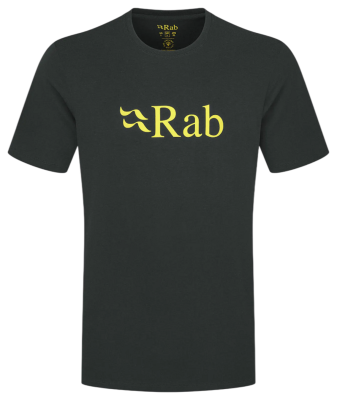 Футболка чоловіча Rab Stance Logo Tee, Beluga/Pollen