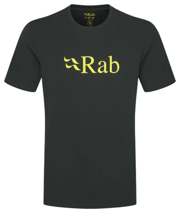 Футболка чоловіча Rab Stance Logo Tee, Beluga/Pollen