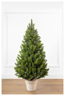 Елка литая "Лапландская" в горшке ВЕСЕНЯНАЯ