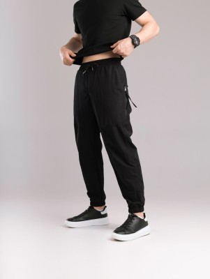 Плащові джогери з кишенями для чоловіків. Літні чорні джогери легкі чоловічі Pobedov Yoxo