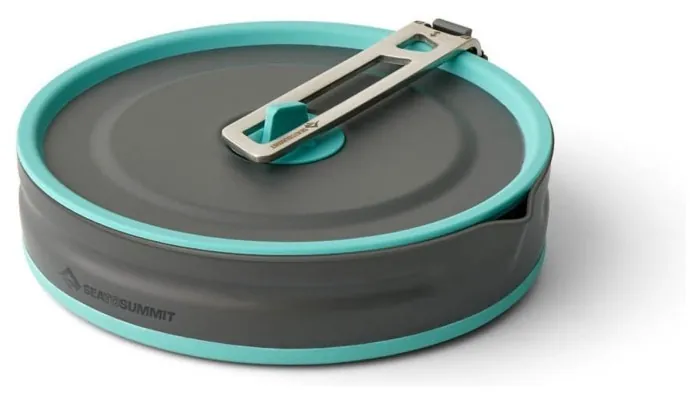 Каструля складна з чохлом Sea to Summit Frontier UL Collapsible Pot w/Sack, 2.2 L, Aqua Sea Blue