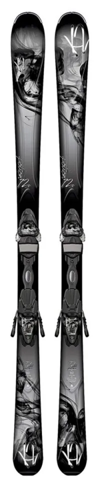 Гірські лижі комплект K2 POTION 72 SR+ER3 10.0 153см Сірий/чорний/білий (1040613.141.1+1041315.141.1) (153 см black, grey, white)