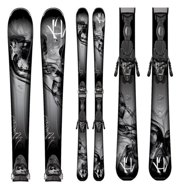 Ліжі гірські комплект K2 POTION 72 SR+ER3 10.0 153см Grey/black/white (1040613.141.1+1041315.141.1)