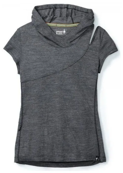 Футболка-худые женская Smartwool Everyday Exploration Hooded Tee Charcoal, р.