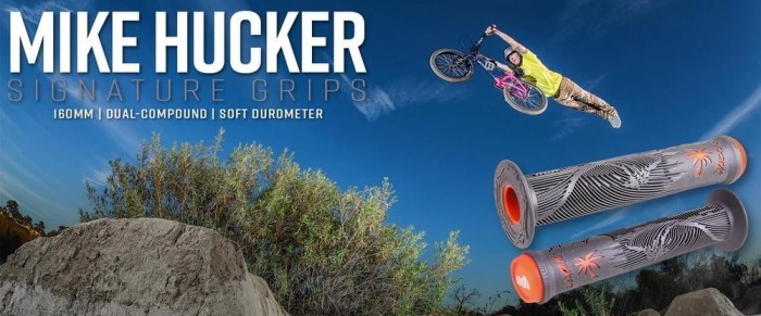Гріпси ODI Hucker Signature 160mm no Flange Light Blue