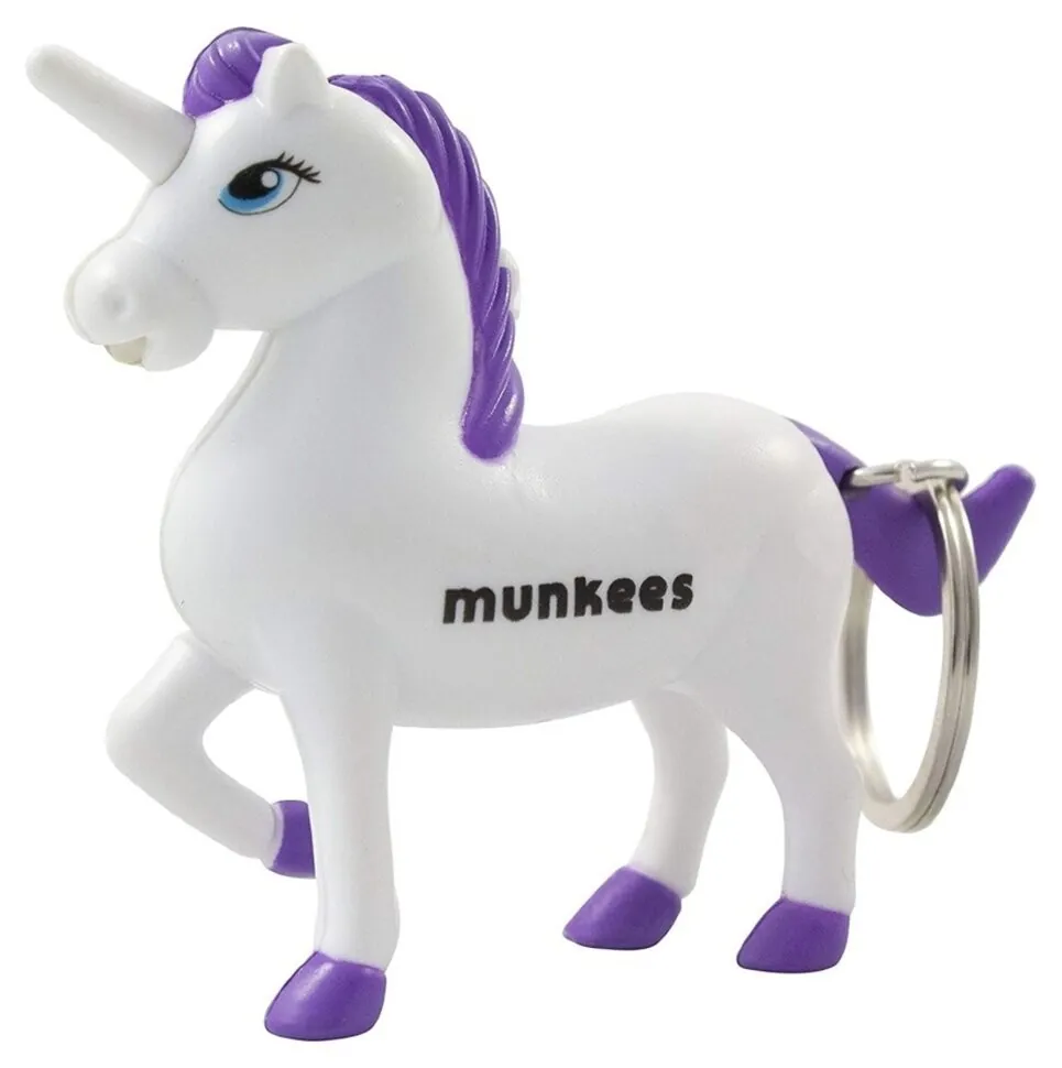 Munkees 1114 брелок-ліхтарик Unicorn LED white-purple (1114-WPR)