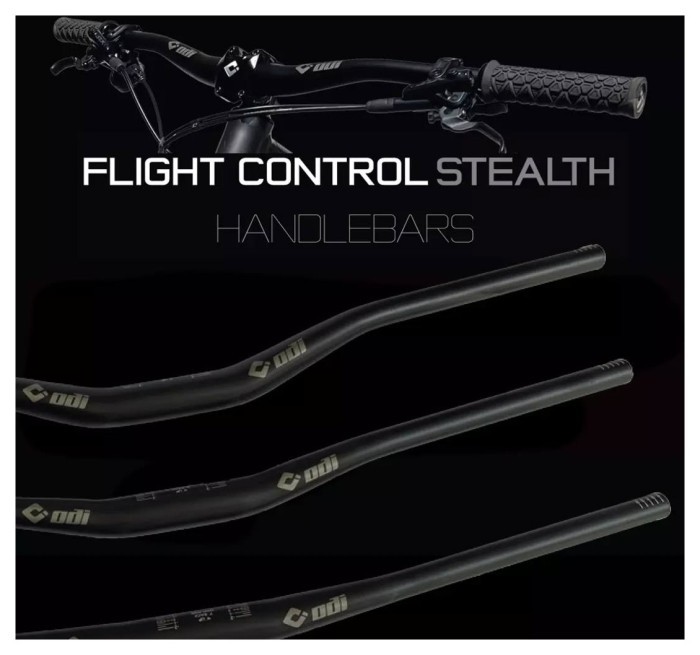 Кермо ODI Flight Control Stealth 800mm Bars 38mm Rise Black, укр, укр