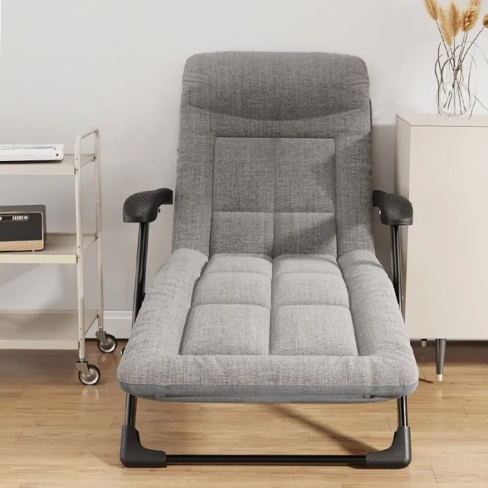 Раскладное кресло кровать со встроенным матрасом LEOBRO Grey (LB-FCB-G3-GRY)