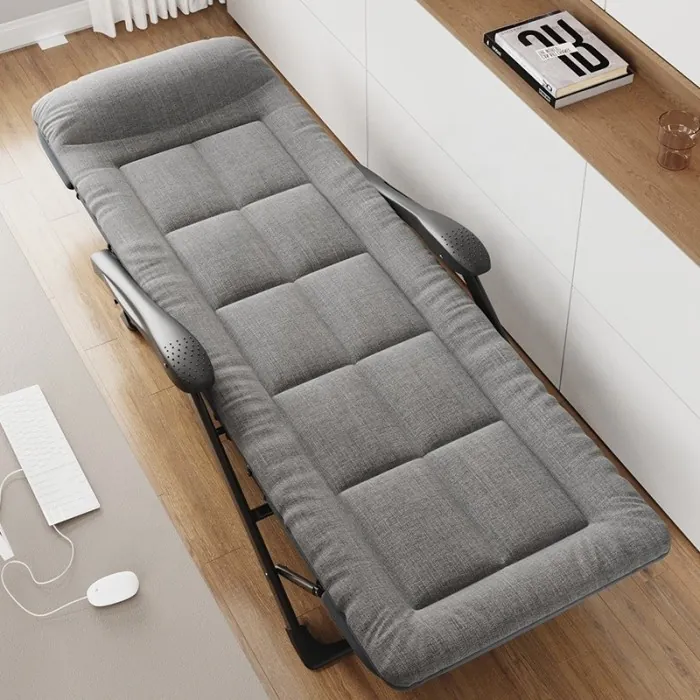 Раскладное кресло кровать со встроенным матрасом LEOBRO Grey (LB-FCB-G3-GRY)