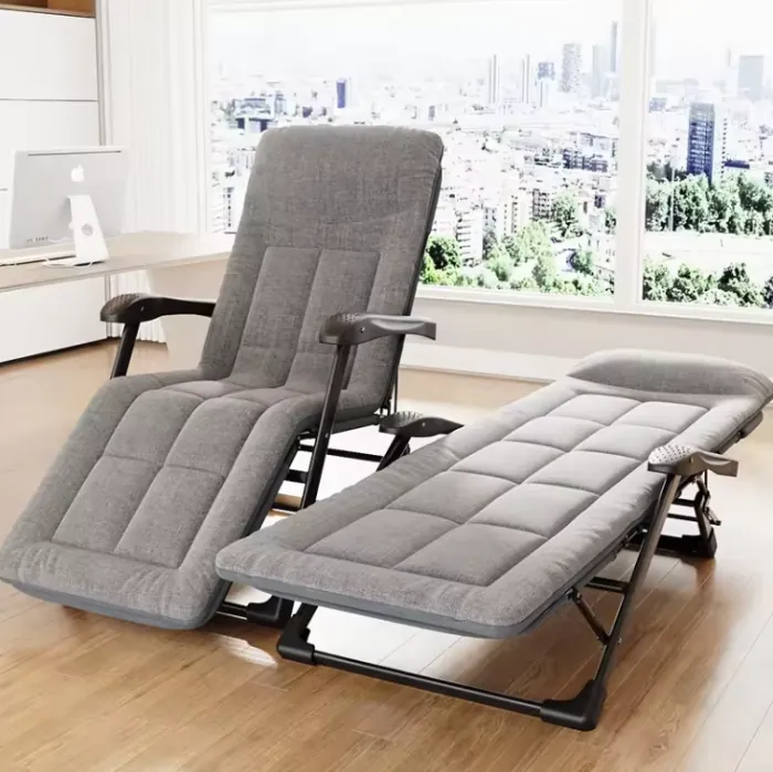 Раскладное кресло кровать со встроенным матрасом LEOBRO Grey (LB-FCB-G3-GRY)