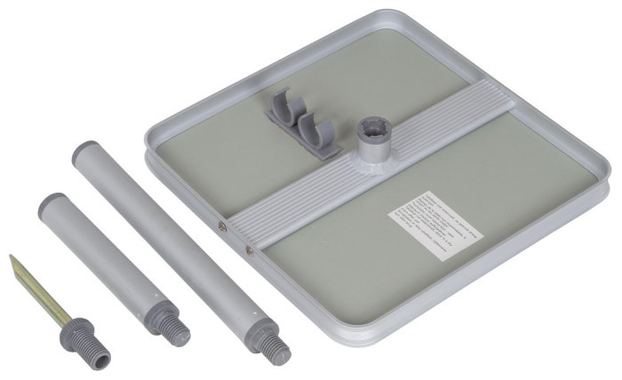 Стол Bo-Camp Peg Table 26x26 cm Grey (1402722)