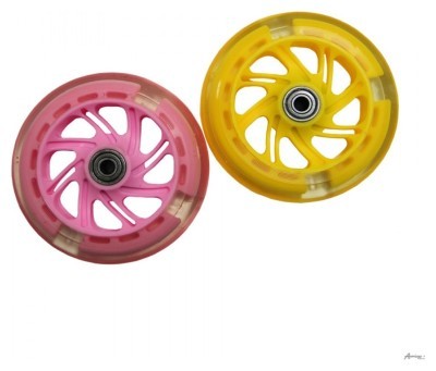 Колеса Explore для самокату SCOOTER WHEEL 125*24 мм з підшипником, що світяться