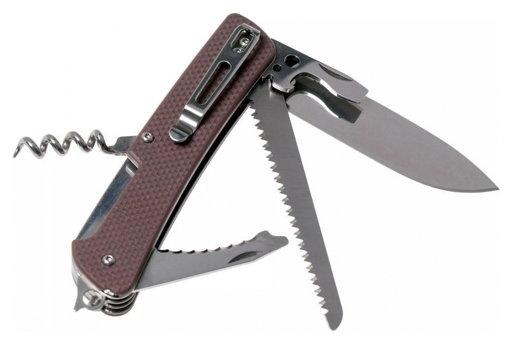 Многофункциональный нож Ruike Criterion Collection L32 коричневый