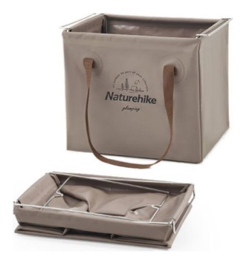 Складаний контейнер для води з ПВХ Naturehike CNH22SN002, 20л, темно-зелений