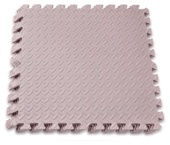 Татамі мат EasyFit SwallowTail 4 шт (60х60х1 см) пазл хвіст ластівки бежевий, укр, укр