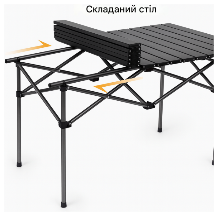 Комплект із 2 шезлонгів і столу 95х55х50 см Zero Gravity LEOBRO (LB-ZGC-F1-DGR-FT-A2)