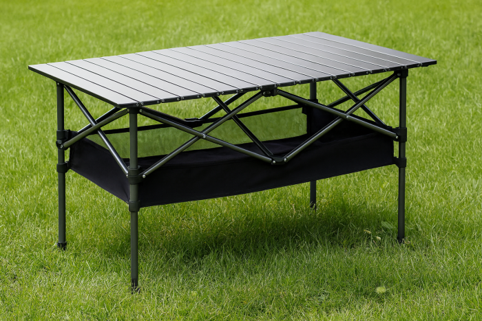 Комплект із 2 шезлонгів і столу 95х55х50 см Zero Gravity LEOBRO (LB-ZGC-F1-DGR-FT-A2)