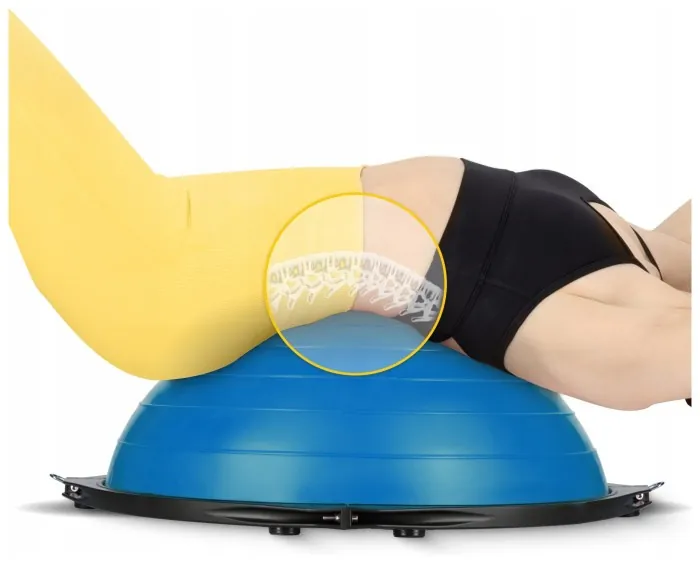 Балансировочная платформа 4FIZJO Bosu Ball 60 см Blue (P-5907222931479)