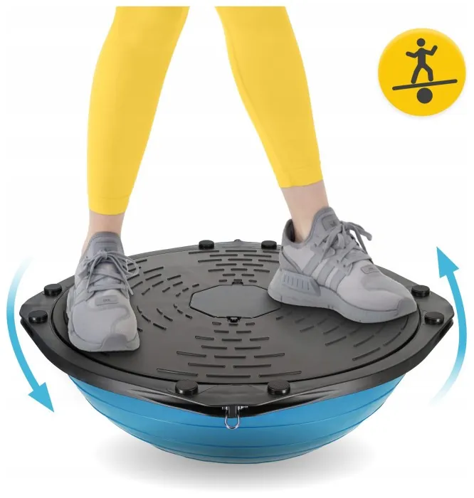 Балансировочная платформа 4FIZJO Bosu Ball 60 см Blue (P-5907222931479)
