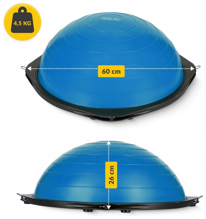 Балансировочная платформа 4FIZJO Bosu Ball 60 см Blue (P-5907222931479)