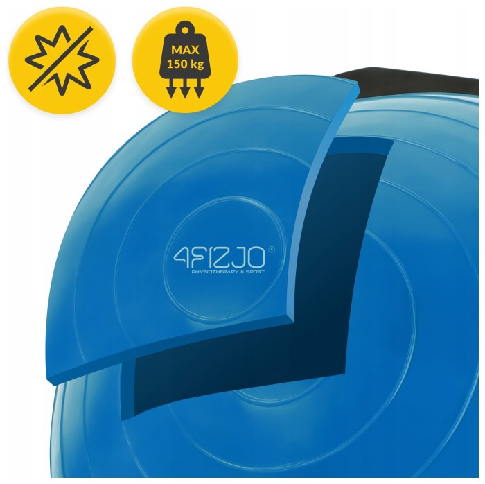 Балансировочная платформа 4FIZJO Bosu Ball 60 см Blue (P-5907222931479)
