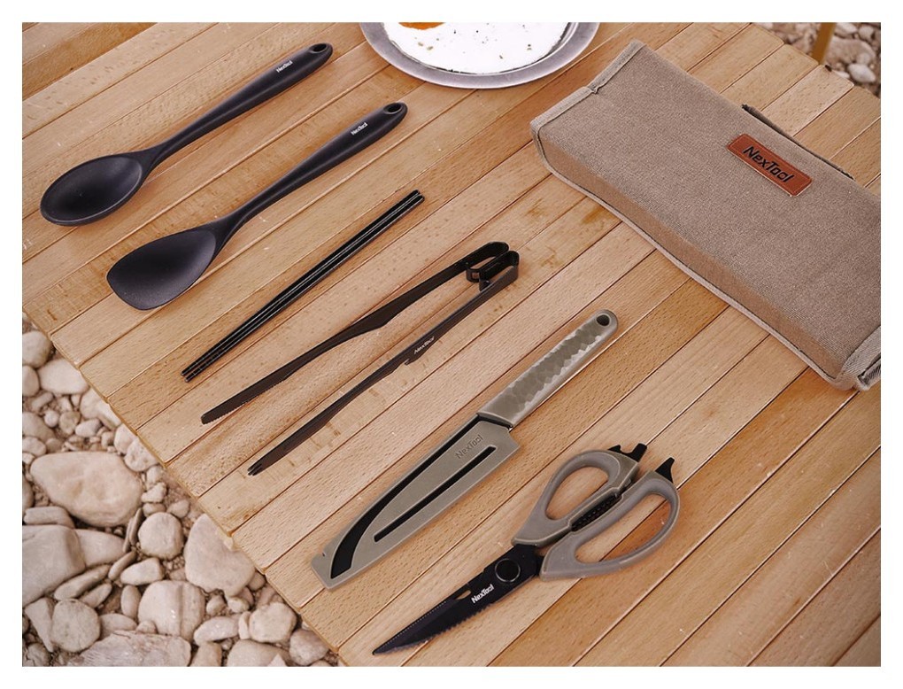 Набор кухонной посуды кемпинговой NexTool Outdoor Cooking set, 6 предметов