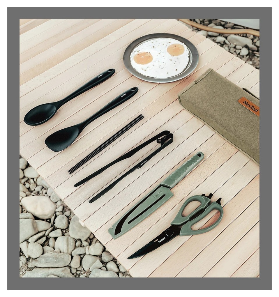 Набор кухонной посуды кемпинговой NexTool Outdoor Cooking set, 6 предметов