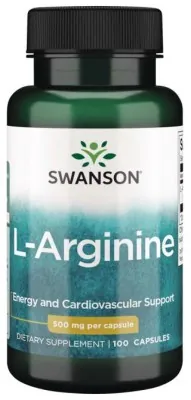 L-Arginine 500 mg - 100 Capsules